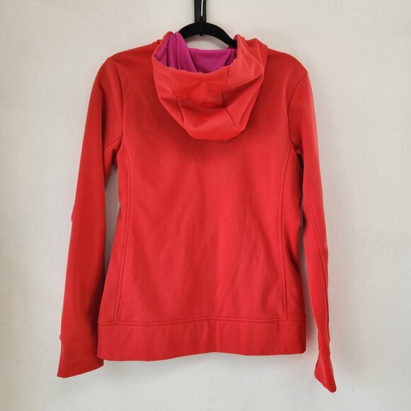 The North Face TNF Full Zip Hooded Sweatshirt Hoodie Coral Hiking Women's M - Picture 2 of 11